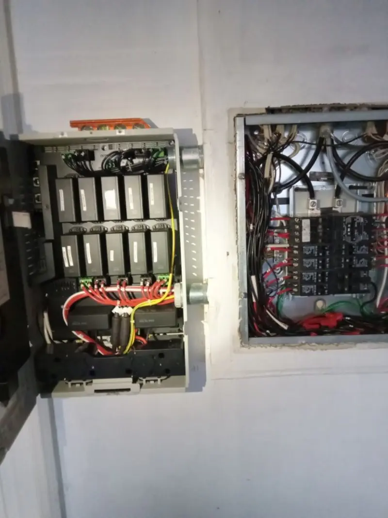 Electrical panel upgrade completed for Indoor Lighting Installation in West Burlington